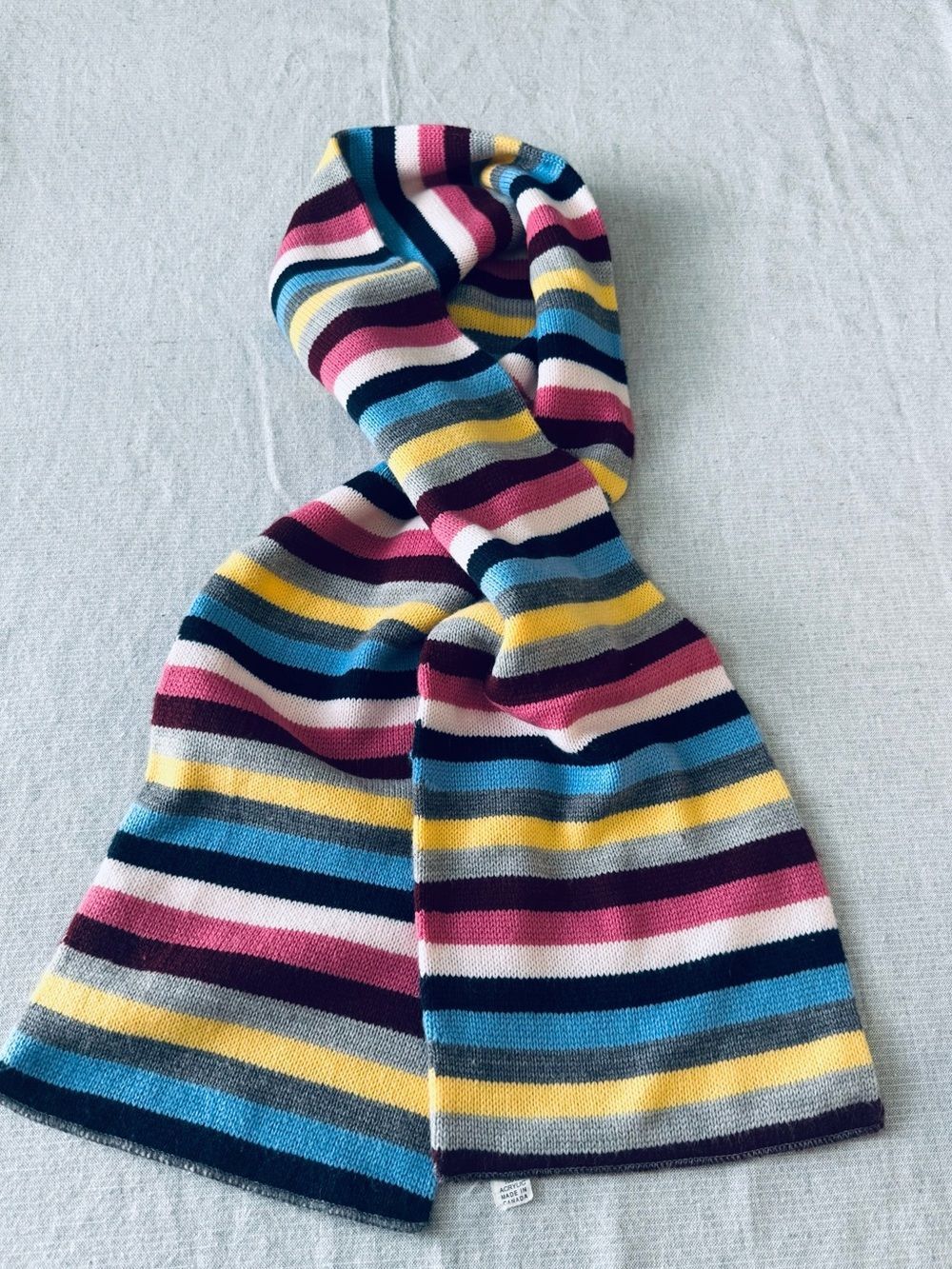 Aeropostale Multicolor Stripe Fall Winter Scarf